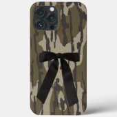  Bottomland Camo Schattige Black Bow Camo Case-Mate iPhone Case (Achterkant)