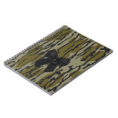 Bottomland Camo Schattige Bow Ribbon voor Vrouwen  Notitieboek (Linkerzijde)