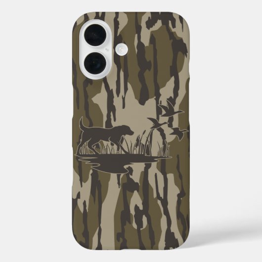 Bottomland Camo Skin Hond en Eenden Case-Mate iPhone Case (Achterkant)
