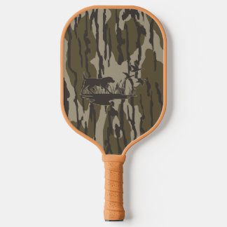 Bottomland Camo Skin Hond en Eenden Pickleball Paddle