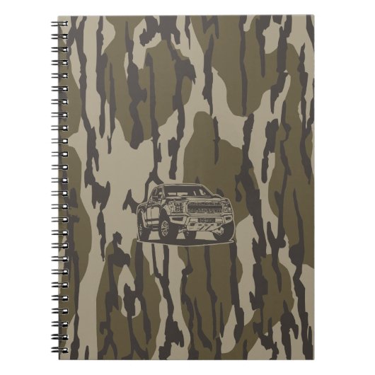 Bottomland Camo Truck Off Road Hunting Camo Notitieboek (Voorkant)