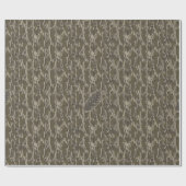 Bottomland Camo Turkey Feather Cadeaupapier (Vlak)