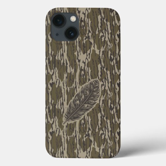 Bottomland Camo Turkey Feather Case-Mate iPhone Case (Achterkant)