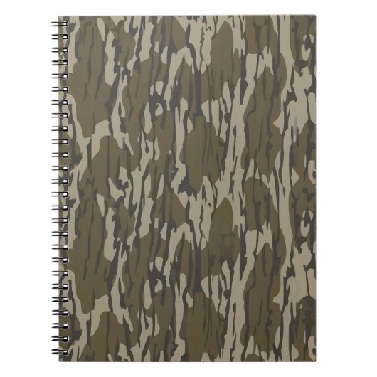 Bottomland Camo voor heren jachtkleding uitrusting Notitieboek (Voorkant)