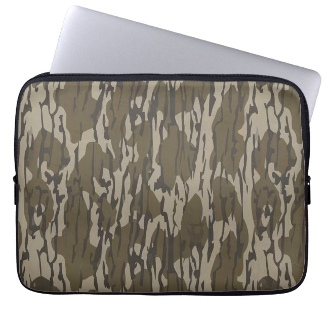 Bottomland Camo voor Heren Jagen Kleding Gear Laptop Sleeve (Voorkant)