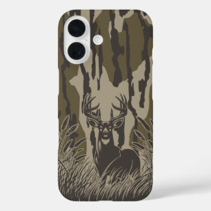 Bottomland camo whitetail hert buck jacht camo iPhone 16 hoesje