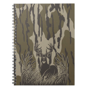 Bottomland camo whitetail hert buck jacht camo notitieboek