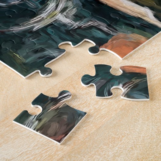 Bottoms Up! a puzzel for Wine Lovers Legpuzzel (Zijkant)