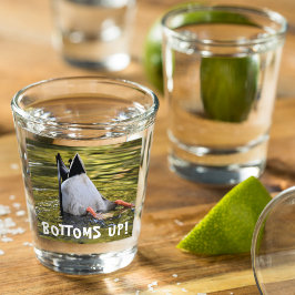 Bottoms Up Dunking Duck Photo Shot Glas