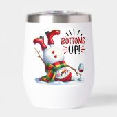 Bottoms Up grappige sneeuwpop gepersonaliseerd (Voorkant)