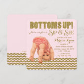 Bottoms Up Meisjes Sip en See Kaart (Voorkant / Achterkant)