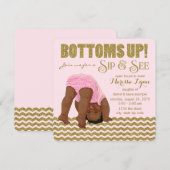 Bottoms Up Meisjes Sip en See Kaart (Voorkant / Achterkant)