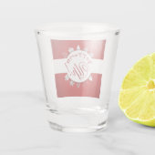 “Bottoms Up!” Shot Glass Glas (Achterkant)