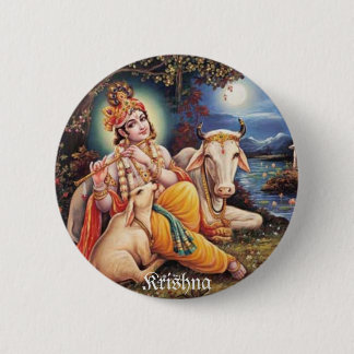 botton Krishna Ronde Button 5,7 Cm