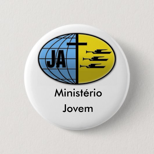 Botton Ministério Jovem Ronde Button 5,7 Cm (Voorkant)