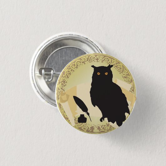 Botton Pergaminho em Branco Ronde Button 3,2 Cm (Voorkant /achterkant)