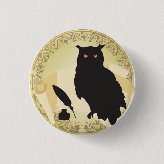 Botton Pergaminho em Branco Ronde Button 3,2 Cm