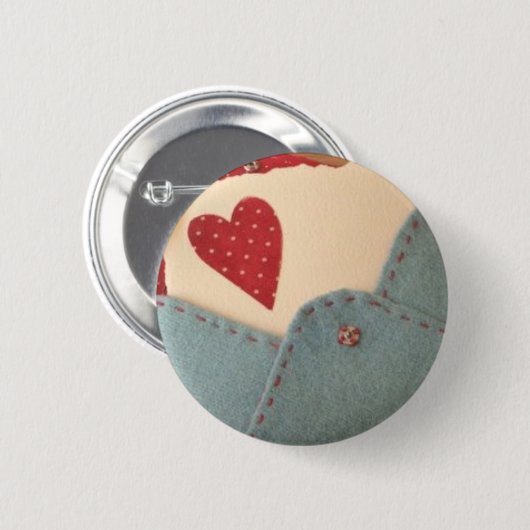 Botton Romântico Ronde Button 5,7 Cm (Voorkant /achterkant)