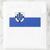 Bottrop city emblem flag germany symbol sign coat  rechthoekige sticker (Tas)