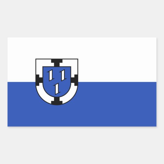 Bottrop city emblem flag germany symbol sign coat  rechthoekige sticker (Voorkant)