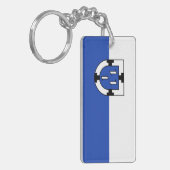 Bottrop city emblem flag germany symbol sign coat  sleutelhanger (Voorkant Links)