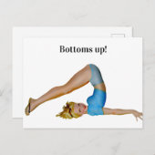 Bottums omhoog! briefkaart (Voorkant / Achterkant)