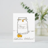 Botulinum briefkaart van het clostridium (Staand voorkant)