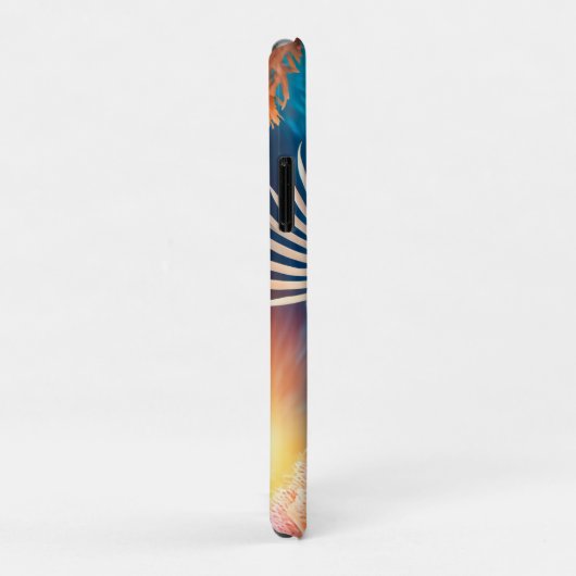 Botvis zwemmend door het koraal Case-Mate iPhone case (Achterkant/rechts)
