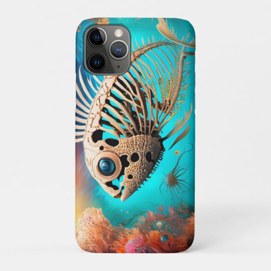 Botvis zwemmend door het koraal Case-Mate iPhone case (Achterkant)
