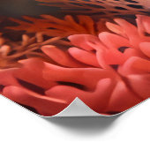 Botvissen zwemmen door het koraal poster (Hoek)