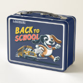 Botvormige bus terug naar school (Achterkant)