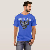 BOTW OUTLAW BEWEERDE BADBOY BLACK MET WITTE T-SHIRT (Voorkant volledig)