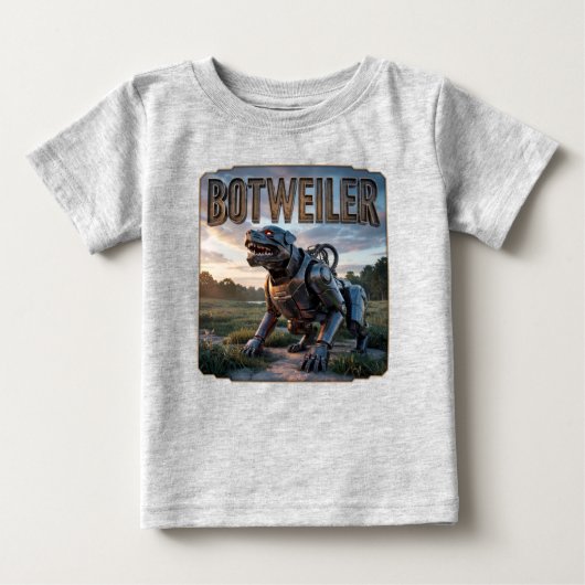 Botweiler Fotografisch – Robot Rottweiler Grappig (Voorkant)