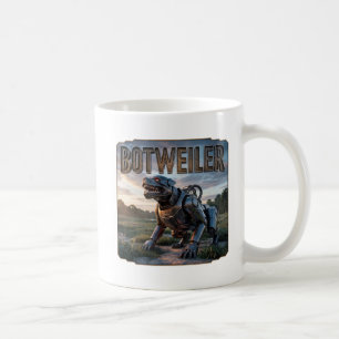 Botweiler Fotografisch – Robot Rottweiler Grappig Koffiemok