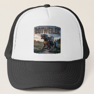 Botweiler Fotografisch – Robot Rottweiler Grappig Trucker Pet