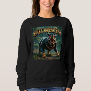 Botweiler Illustratie – Grappige Robot Rottweiler Trui