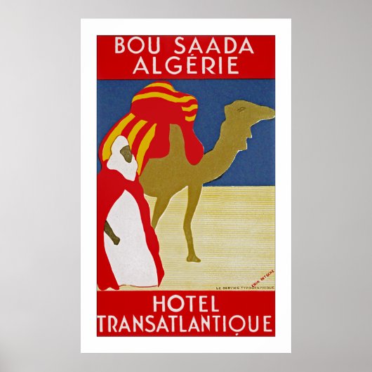 Bou Saada Algere Poster (Voorkant)