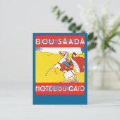 Bou-Saada Hotel Du Caid Briefkaart (Staand voorkant)