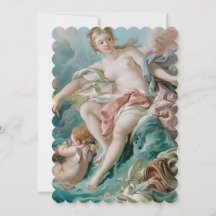 Boucher: Venus op de golven gegolfde fine art