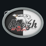 Boucle de Ceinture Ovale Breizh da viken (Breta) Gesp<br><div class="desc">Met deze mooie gordel waar dit mooie hermin trots op is en "Breizh da Viken",  die in het kort "Bretagne voor altijd" betekent,  laat zien hoe graag je deze regio leuk vindt.</div>