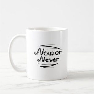 Boud Nu of Nooit Dynamische Letter Schone Minimali Koffiemok