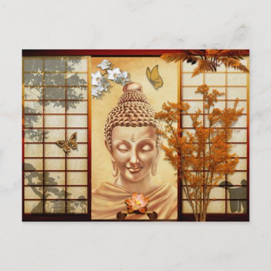 Bouddha-inspiratie Briefkaart (Voorkant)