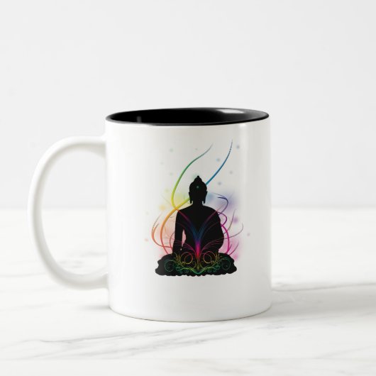 Bouddha Tweekleurige Koffiemok (Links)