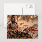 Bouddha Zenement Briefkaart (Voorkant / Achterkant)