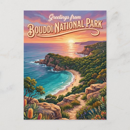 Bouddi National Park Australië Briefkaart (Voorkant)