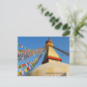 Boudhanath stupa briefkaart (Staand voorkant)