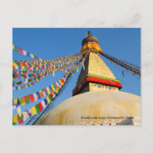 Boudhanath stupa briefkaart (Voorkant)