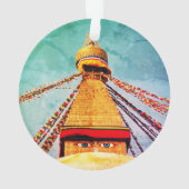 Boudhanath Stupa, Buddha Eyes, Himalaya, Nepal Ornament (achterkant)