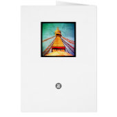 Boudhanath Stupa, Buddha Eyes, Kathmandu, Nepal (Achterkant)