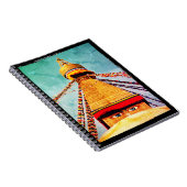 Boudhanath Stupa, Buddha Eyes, Kathmandu, Nepal Notitieboek (Rechterzijde)